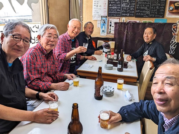 武庫川川沿い下り・反省会