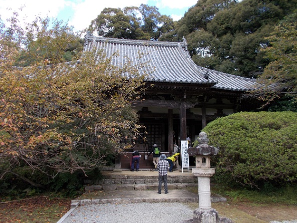 山の辺の道・長岳寺・本堂