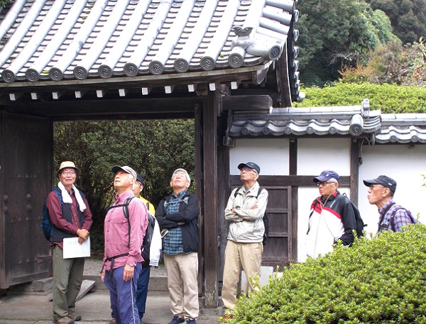 山の辺の道・長岳寺・鐘楼門
