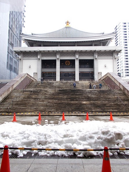 御堂筋ウォーク・北御堂・本堂前