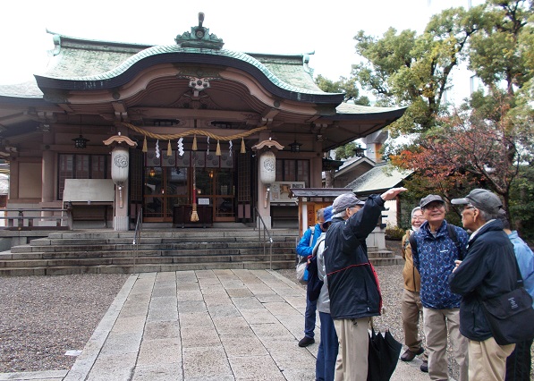 御堂筋ウォーク・北御堂・坐摩神社