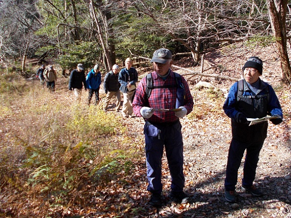 箕面山麓ハイキング・B29・G16地点