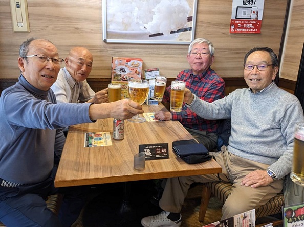 箕面山麓ハイキング・ガスト・忘年会