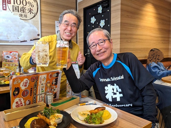 箕面山麓ハイキング・ガスト・忘年会