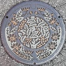 旧上福岡市マンホール