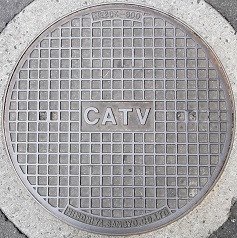 岡山市CATVマンホール