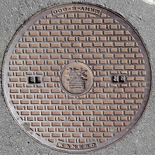 掛川市警察マンホール