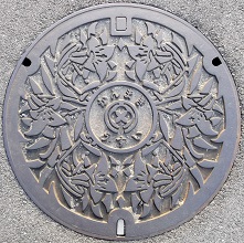 上牧町マンホール