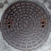 湯河原町マンホール