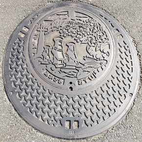 赤碕町マンホール