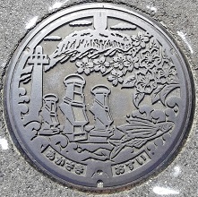 赤碕町マンホール