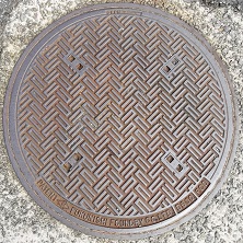 赤碕町マンホール