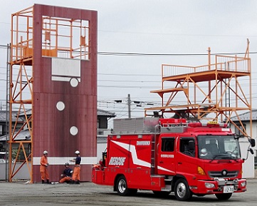 藤岡消防署訓練