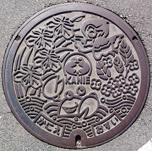 蟹江町マンホール