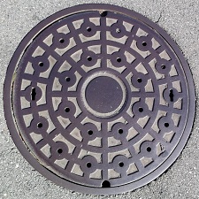 湯河原町マンホール