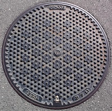 湯河原町マンホール