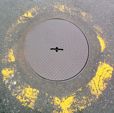 蒲原町防火水槽