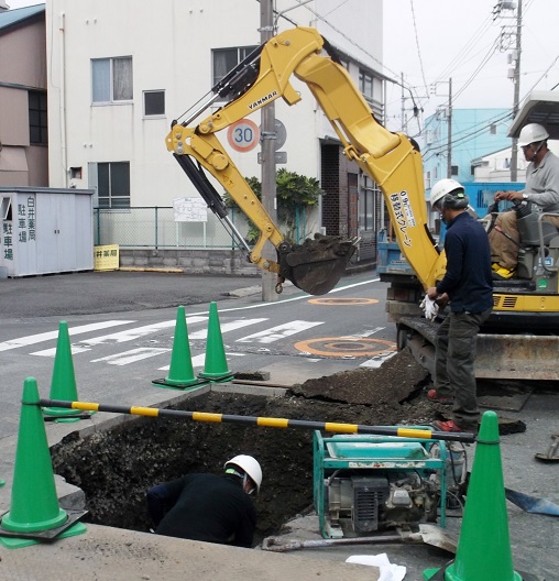 富士市配水管布設替工事