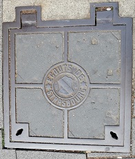 フランスストラスブールマンホール