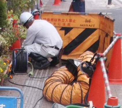 電電公社電話工事