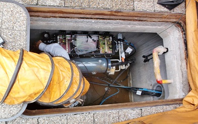 電電公社電話工事