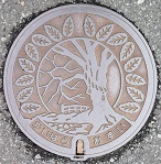 柏原町マンホール