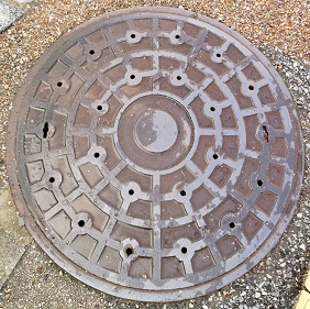 柏原町マンホール
