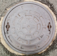 柏原町マンホール