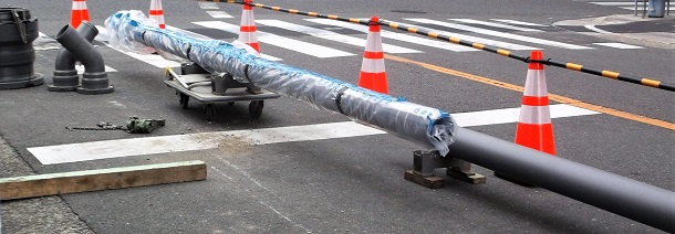 大阪市マンホール水道管取替工事