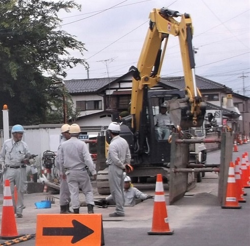 竜王町配水管布設替工事