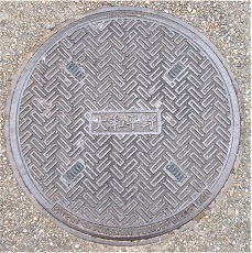 奈良県大和平野マンホール