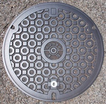 出石町自治体管理道路マンホール