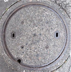 白浜町マンホール