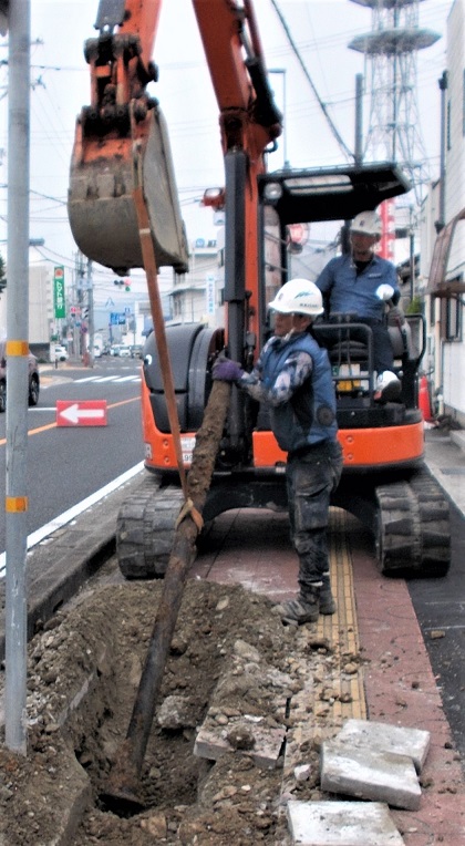 龍野市マンホール工事