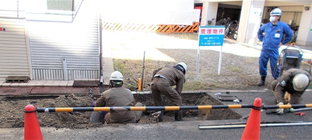 大阪市マンホール工事