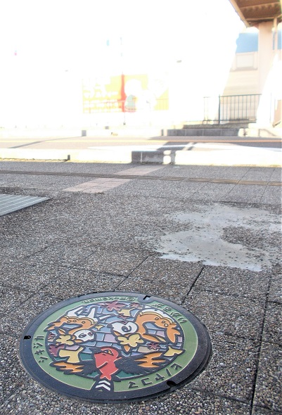 斑鳩町ポケモンマンホール