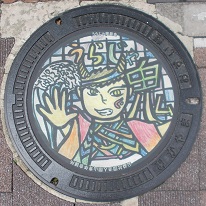 岡山市岡山青年会議所 うらじゃ振興会マンホール