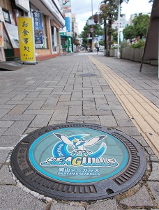 岡山市岡山シーガルズマンホール