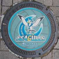 岡山市岡山シーガルズマンホール