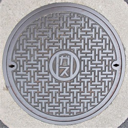 岡山市ガスマンホール