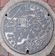 神戸市有馬温泉マンホール
