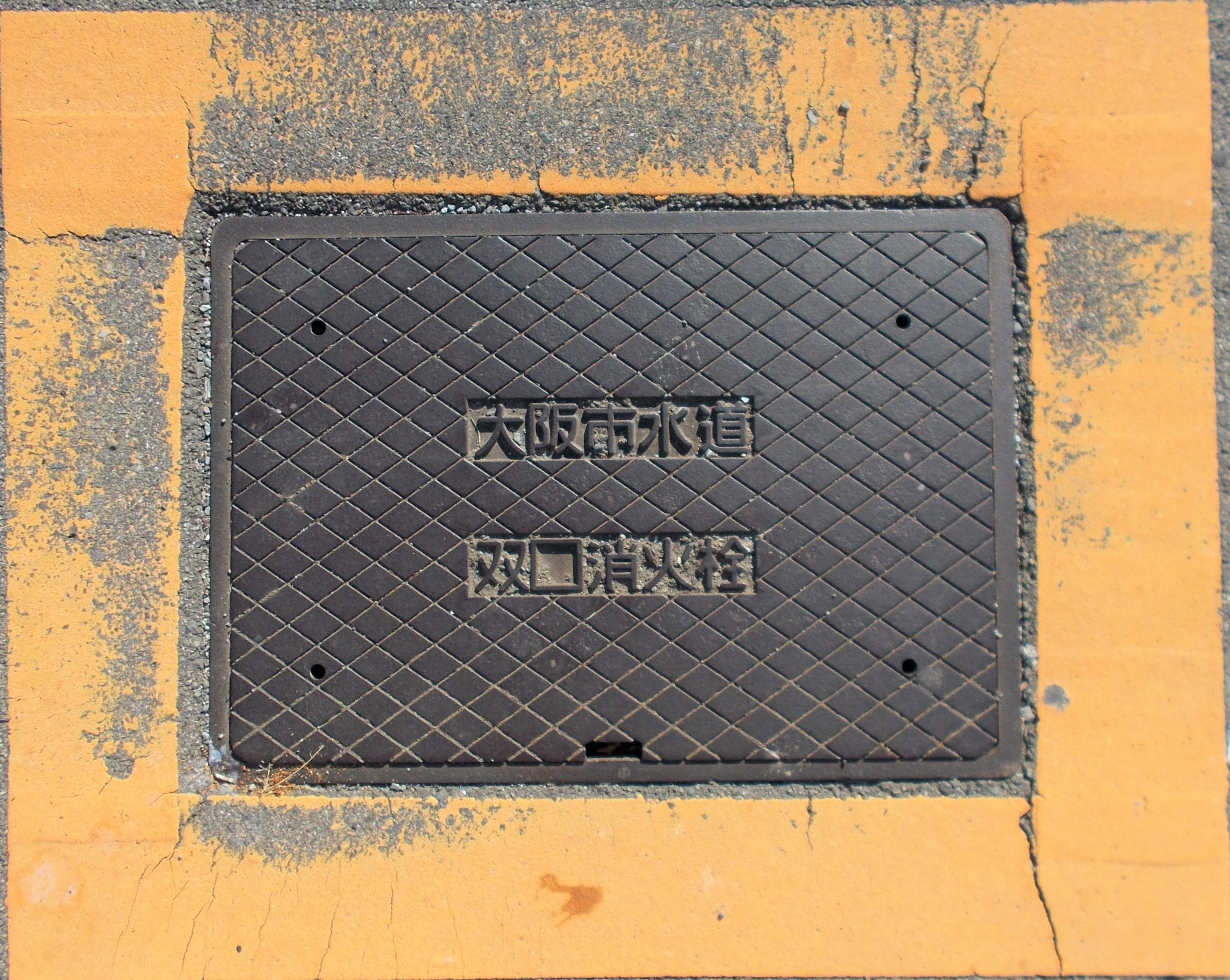 大阪市双口消火栓