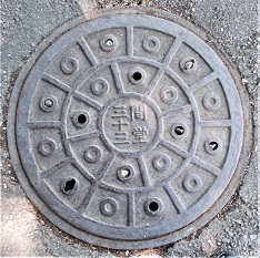 京都・三十三間堂マンホール