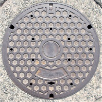 香寺町マンホール