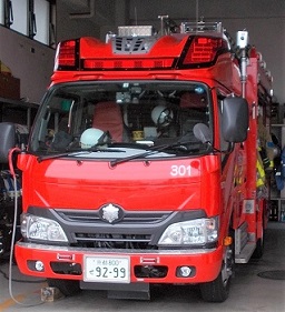 京田辺市消防自動車
