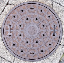 小坂町マンホール