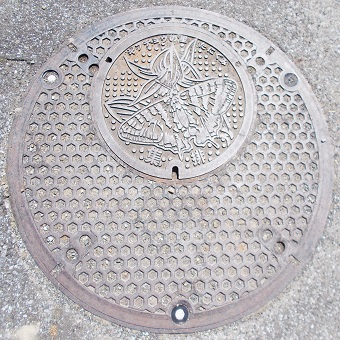 谷汲村マンホール