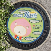 岡山市岡山シーガルズマンホール