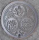 戸倉町マンホール