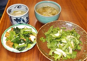 単身けん食事会献立